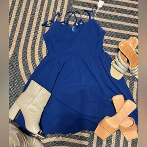 Tea & Me Blue Women's mini Dress